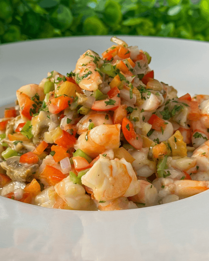CEVICHE DE MARISCO CON CREMA DE MIEL Y LIMA - Recetas de Willy